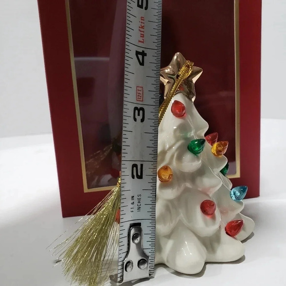 COPY - NWT Lenox Treausured  Traditions Light Up Porcelain Tree Ornament - Picture 7 of 7